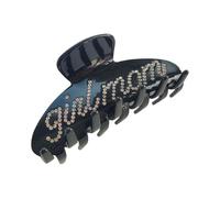 The RPZL Premium Acetate Big Hair Accessory | Oversized Claw Clip for Thick and Thin Hair | Stylish Hair Jaw Clip for Women and Girls (Girl Mom Black)