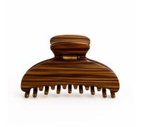 The RPZL Premium Acetate Big Hair Claw Clip | Hair Claw Clips & Jaw Clips | Big Claw clips for Thin Thick Hair | Claw Hair Clips for girls women - Cherry Red Jaw Clips 1PC (Tiger Eye)