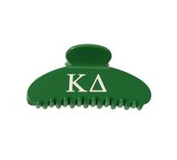 The RPZL Premium Acetate Sorority Big Hair Accessory | Oversized Claw Clip for Thick and Thin Hair | Stylish Hair Jaw Clip for Women | Girls and (Kappa Detla - Green)