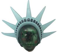 The Rubber Plantation TM 619219304436 The Purge Election Year LED Light Up Mask with Attached Liberty Headband Festival Halloween Costume Liberty Fancy dress (Light Up Liberty), One Size