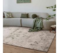 The Rug Edit Opal Abstract Green Living Room Rug 120X160Cm