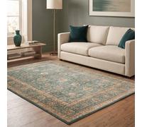 The Rug Edit Raja Ra03 Oriental Green Rug - 240X340Cm