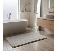The Rug Edit Super Snug Washable Light Grey Area Rug - 67X130Cm