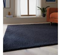 The Rug Edit Super Snug Washable Navy Area Rug - 140X200Cm