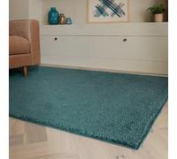 The Rug Edit Super Snug Washable Teal Area Rug - 120X170Cm