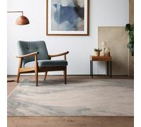 The Rug Edit Viva Swirl Blue Living Room Rug 200X275Cm