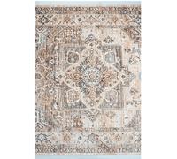 The Rug Shop UK Abstract Traditional Beige Machine Made Easy to clean Area Rug | Size: 200 cm x 290 cm The Rug Shop UK Beige 200 cm x 290 cm