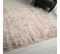 The Rug Shop UK Beige Traditional Easy to clean Machine Made Abstract Abstract Area Rug | Size: 200 cm x 290 cm The Rug Shop UK Beige 200 cm x 290 cm
