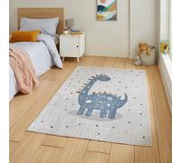 The Rug Shop UK Multi Kids Modern Machine Washable Machine Made Animal Print Rug | Size: 120 cm x 170 cm The Rug Shop UK Multicolor 120 cm x 170 cm