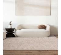 The Rug Shop UK Natural Border Traditional Abstract Polyester Cotton Backing Rug | Size: 200 cm x 300 cm The Rug Shop UK Natural 200 cm x 300 cm