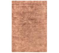 The Rug Shop UK Pink Handmade Modern Plain Viscose Easy To Clean Area Rug | Size: 160 cm x 230 cm The Rug Shop UK Pink 160 cm x 230 cm