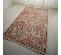 The Rug Shop UK Traditional Abstract Beige Polypropylene Easy To Clean Rug | Size: 200 cm x 290 cm The Rug Shop UK Beige 200 cm x 290 cm