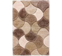 Origins 3D Scallop Neutral 160X230, Brown