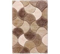 Origins 3D Scallop Neutral 80X150, Brown