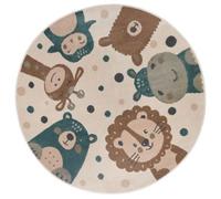 Adventures Children's Animal Party Rug - Ø 100 cm