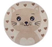 Adventures Children's Round Cat Rug - Ø 100 cm