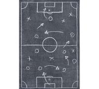 Adventures Kids Game Plan Dark Grey Rug - 160X235 cm