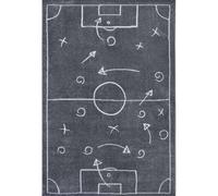 Adventures Kids Game Plan Dark Grey Rug - 120X170 cm