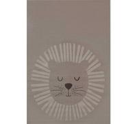 THE RUGS Adventures Happy Lion Rug & Runner Kids Polypropylene Short Pile Rug in Brown | Size: 160 cm x 235 cm THE RUGS Brown 160 cm x 235 cm