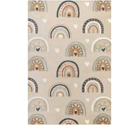 The Rugs Adventures Kids Rug Bowie Beige Multicolour Kids Bedroom Rug