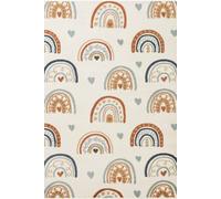 The Rugs Adventures Kids Rug Bowie Cream Multicolour Kids Bedroom Rug