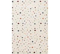 THE RUGS Adventures Kids Rug Funny Squares Cream Multicolour Kids Bedroom Rug | Size: 160 cm diameter THE RUGS Cream 160 cm diameter