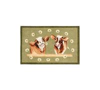 The Rugs Animal-Themed Daisy Cow Washable Mat and Runner - 50X75 cm
