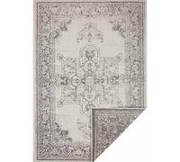 THE RUGS Borbon Reversible Indoor Outdoor Rug Flatweave Polypropylene Design in Grey | Size: 200 cm diameter THE RUGS Grey 200 cm diameter