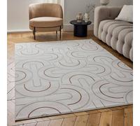 The Rugs Carmel Modern Area Rugs And Runners Arch Design Soft Pile In Terracotta Terracotta