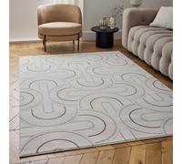 The Rugs Carmel Modern Area Rugs And Runners Arch Design Soft Pile In Terracotta Terracotta