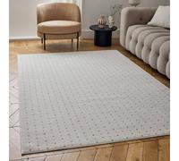 The Rugs Carmel Modern Area Rugs And Runners Dotted Design Soft Pile In Gold Gold 120cm x 170cm