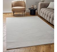 THE RUGS Carmel Modern Area Rugs & Runners Geometric Design Soft Pile in Cream | Size: 120 cm x 170 cm THE RUGS Cream 120 cm x 170 cm