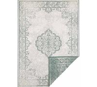 The Rugs Cebu Reversible Indoor Outdoor Rug Polypropylene Flatweave Durable In Green Green 120cm x 170cm