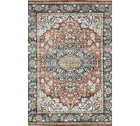 The Rugs Classical Collection Heritage Crimson Soft Pile Rug And Runner Crimson