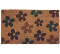 The Rugs Coir Doormat Gainsborough Flowers 45X75 Cm Multi 45cm x 75cm