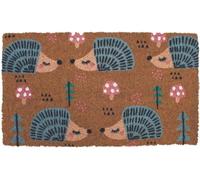 THE RUGS Coir Doormat Gainsborough Hedgehogs 40x70 cm | Size: 40 cm x 70 cm THE RUGS Multicolor 40 cm x 70 cm