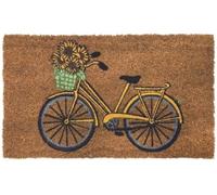 The Rugs Coir Doormat Gainsborough Vintage Bicycle40X70 Cm Multi 40cm x 70cm