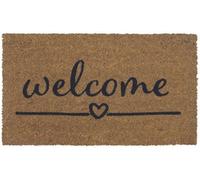 The Rugs Coir Doormat Gainsborough Welcome Heart 40X70 Cm