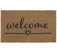 The Rugs Coir Doormat Gainsborough Welcome Heart 40X70 Cm Multi 40cm x 70cm
