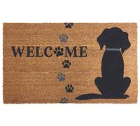 The Rugs Coir Doormat Gainsborough Welcome Pawprint 45X75 Cm