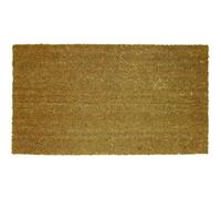 The Rugs Coir Doormats Plain Design Mat | 139 In Brown Brown 40cm x 60cm