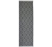 The Rugs County Genesis Black Indoor & Outdoor Rug - 67X200 cm