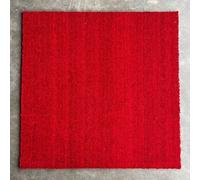 The Rugs Customisable Coir Mat - Red Colour - 200cm Width - Red