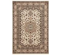 The Rugs Design Oriental Parun Tabriz Rug - Vintage Polypropylene Carpet In Beige