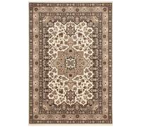 The Rugs Design Oriental Parun Tabriz Rug - Vintage Polypropylene Carpet In Beige