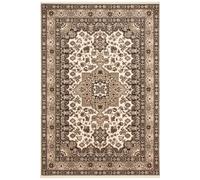 The Rugs Design Oriental Parun Tabriz Rug - Vintage Polypropylene Carpet In Beige