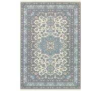 THE RUGS Design Oriental Parun Tabriz Rug - Vintage Polypropylene Carpet in Blue | Size: 200 cm x 290 cm THE RUGS Blue 200 cm x 290 cm