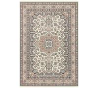 THE RUGS Design Oriental Parun Tabriz Rug - Vintage Polypropylene Carpet in Cream | Size: 160 cm diameter THE RUGS Cream 160 cm diameter