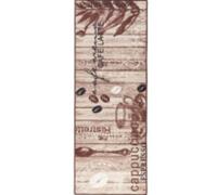 THE RUGS Design Velours Kitchen Runner Rug Non Slip Durable Comfort Mat in Brown | Size: 67 cm x 180 cm THE RUGS Brown 67 cm x 180 cm