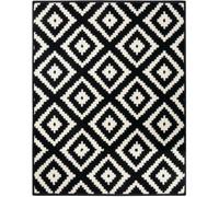Velours Panel Design Black & Cream - 80X150 cm